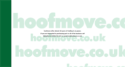 Desktop Screenshot of hoofmove.co.uk