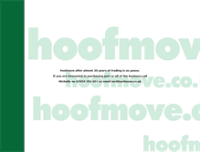 Tablet Screenshot of hoofmove.co.uk